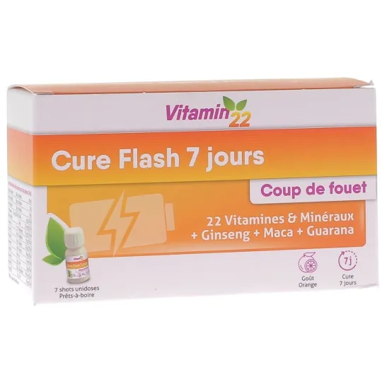 Vitamin 22 Cure Flash 7 Jours Shots