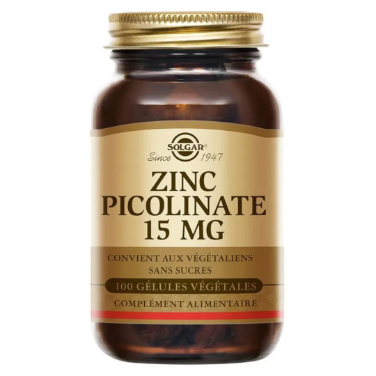 Solgar Zinc Picolinate Comprimés