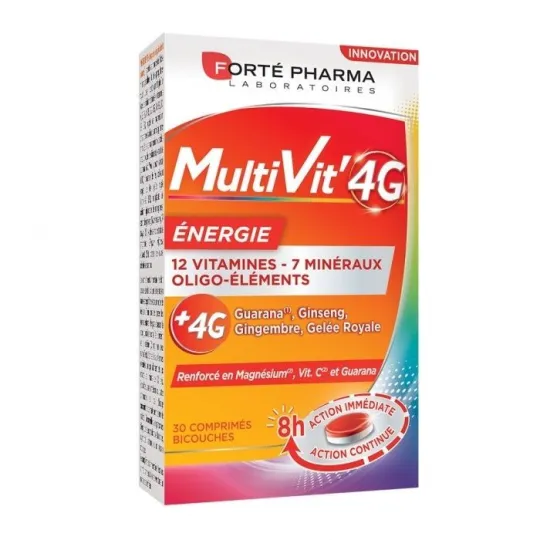 Forté Pharma Forté Multivit' 4G Energie 30 Comprimés